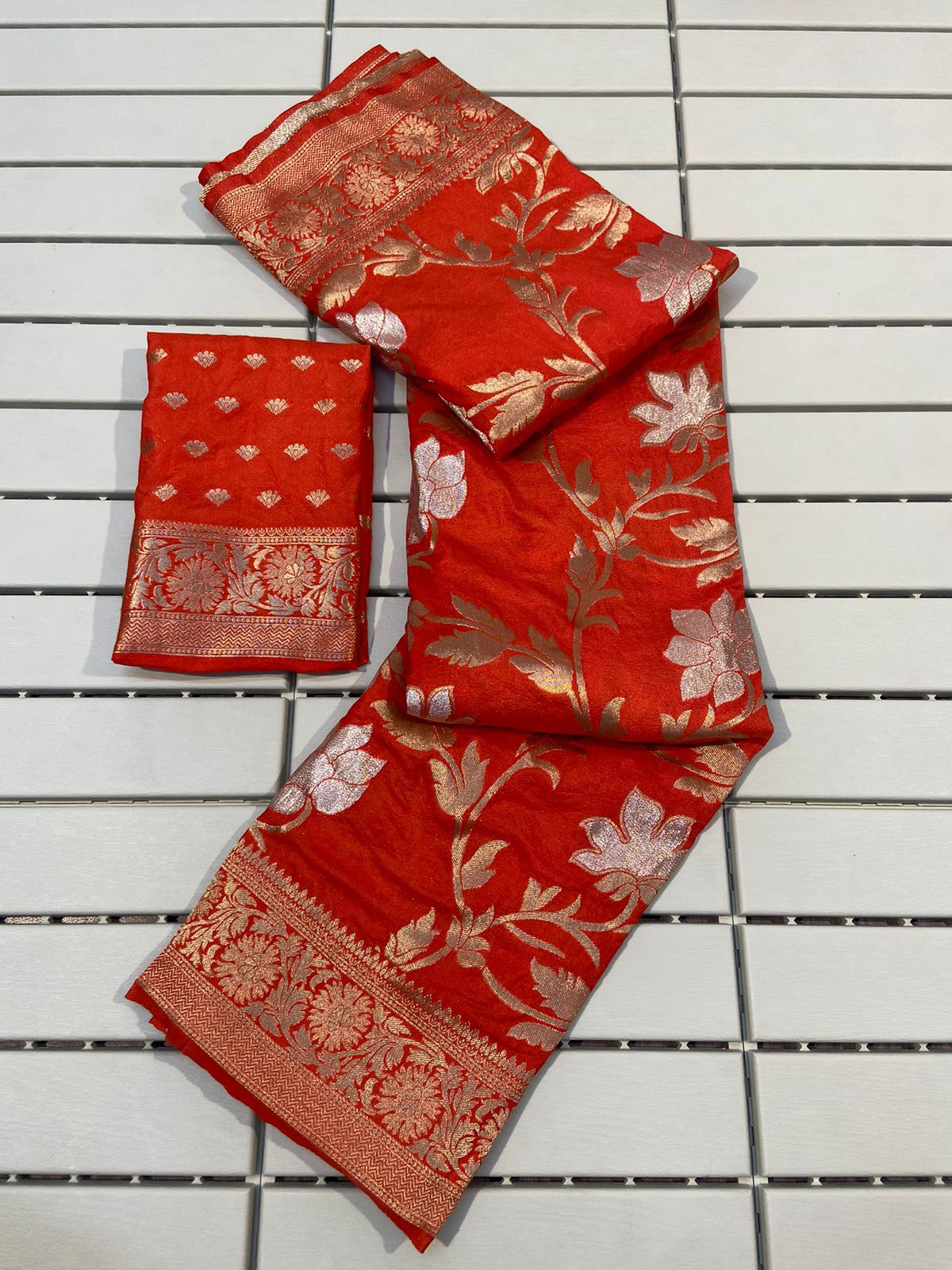 Khadi Silver Flower