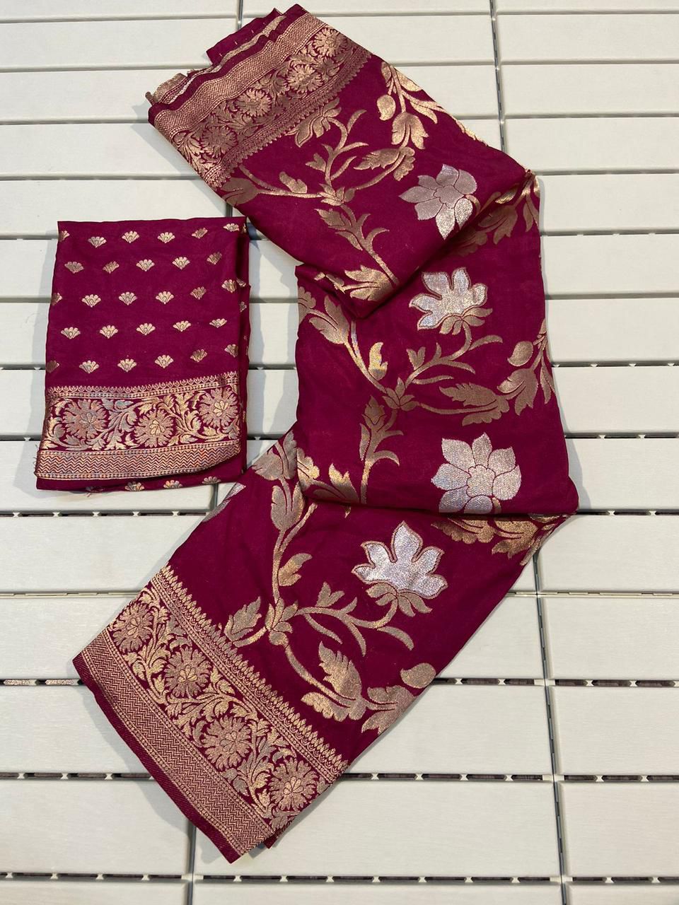 Khadi Silver Flower