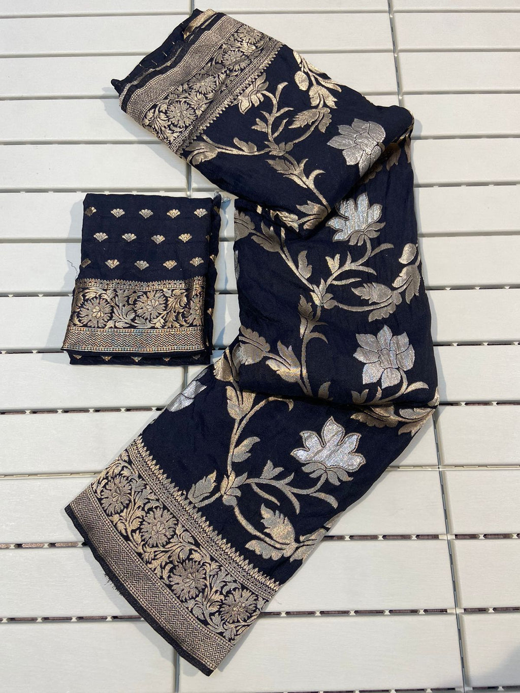 Khadi Silver Flower