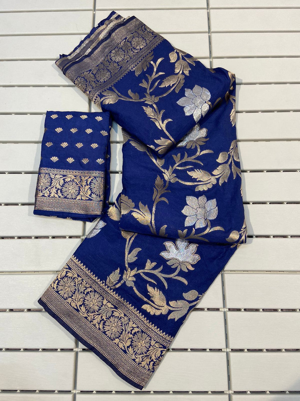 Khadi Silver Flower
