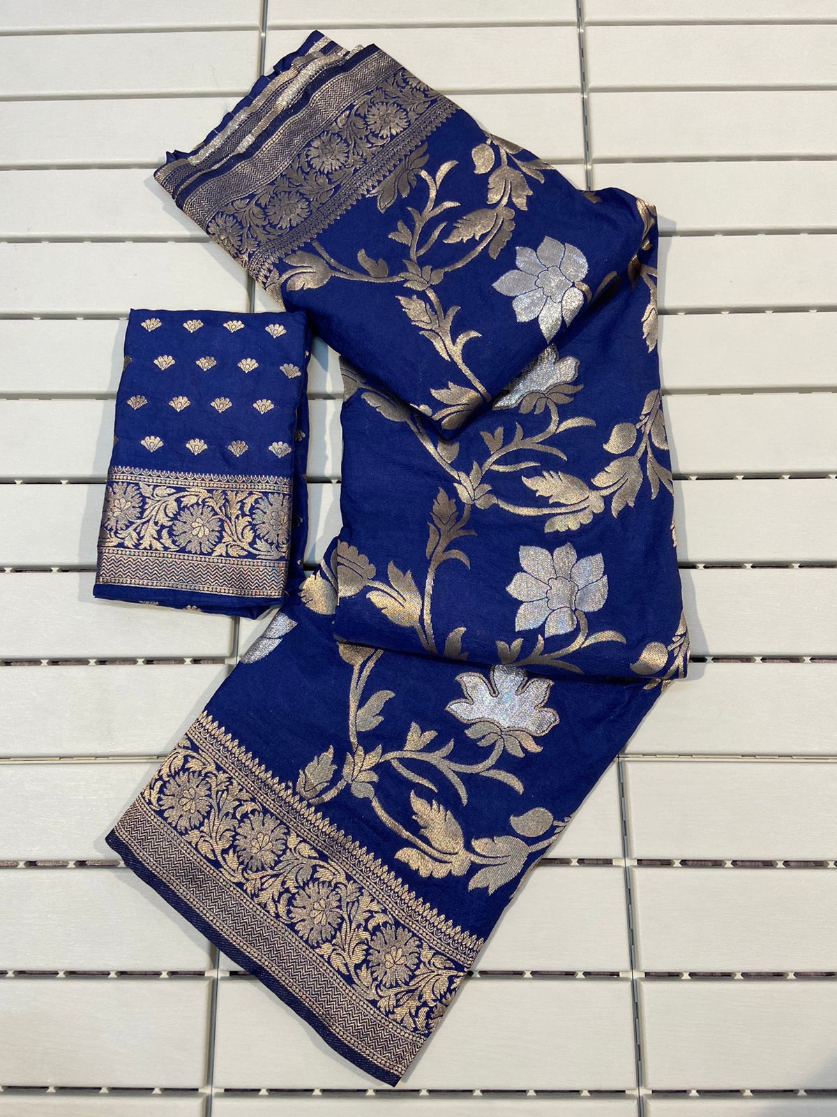 Khadi Silver Flower