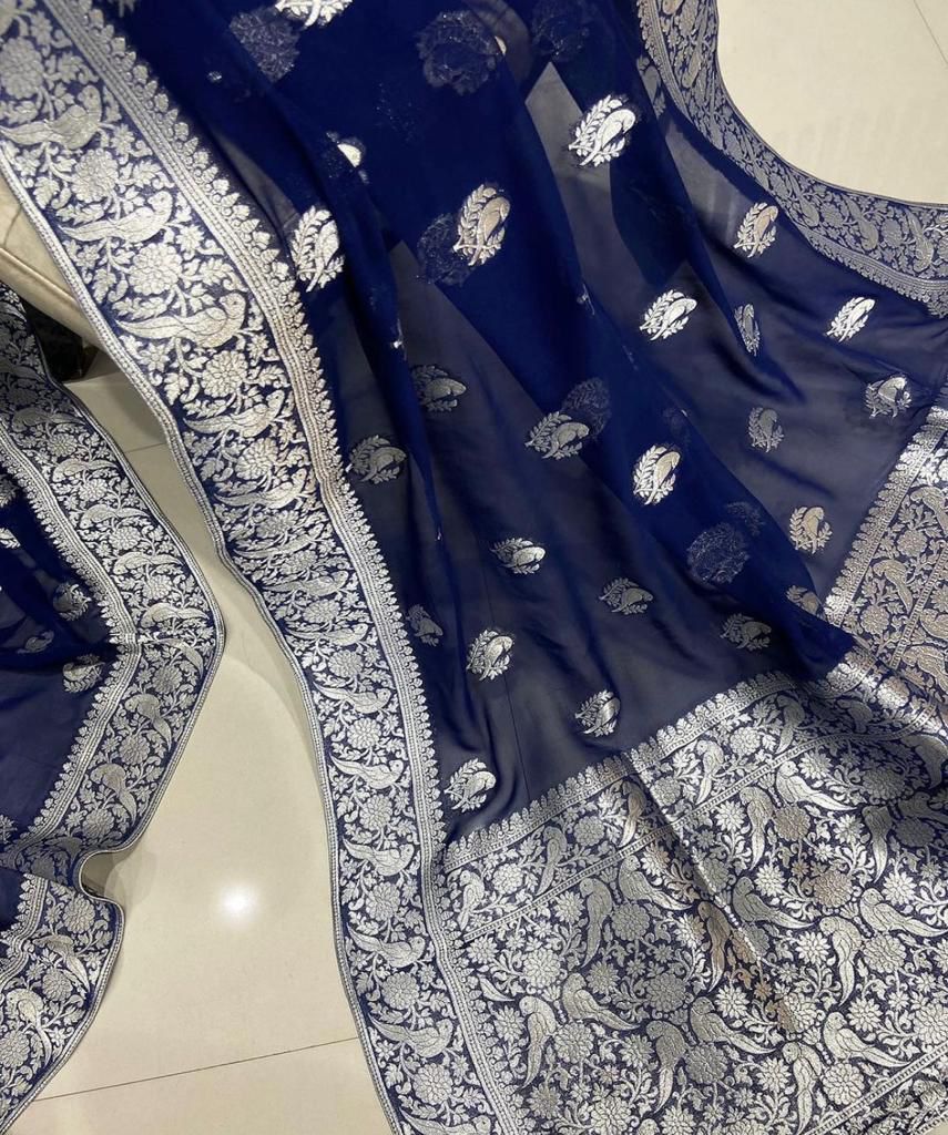 Khadi Peacock Butta