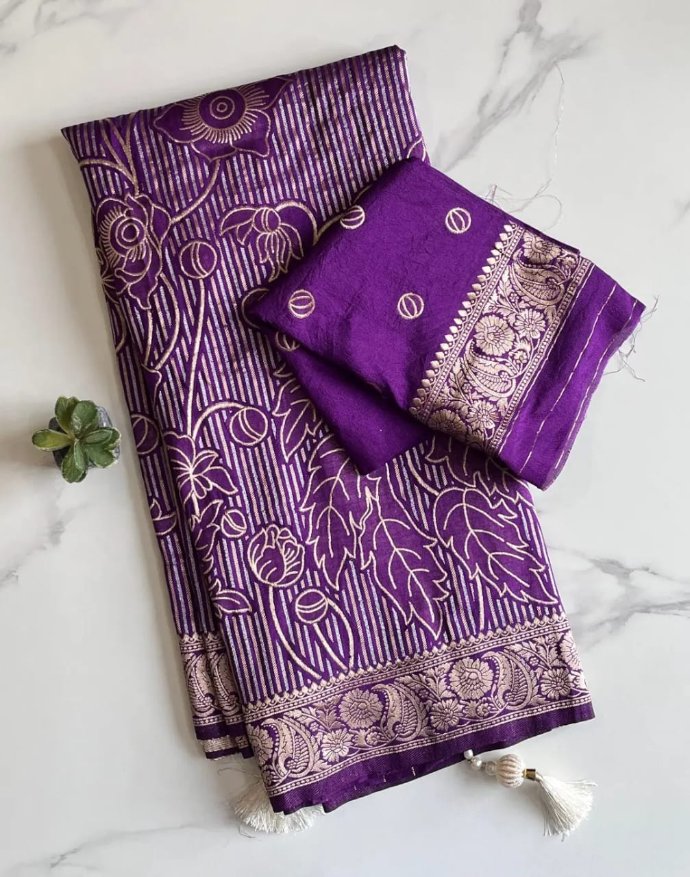 Khadi Tissue Floral Jaal