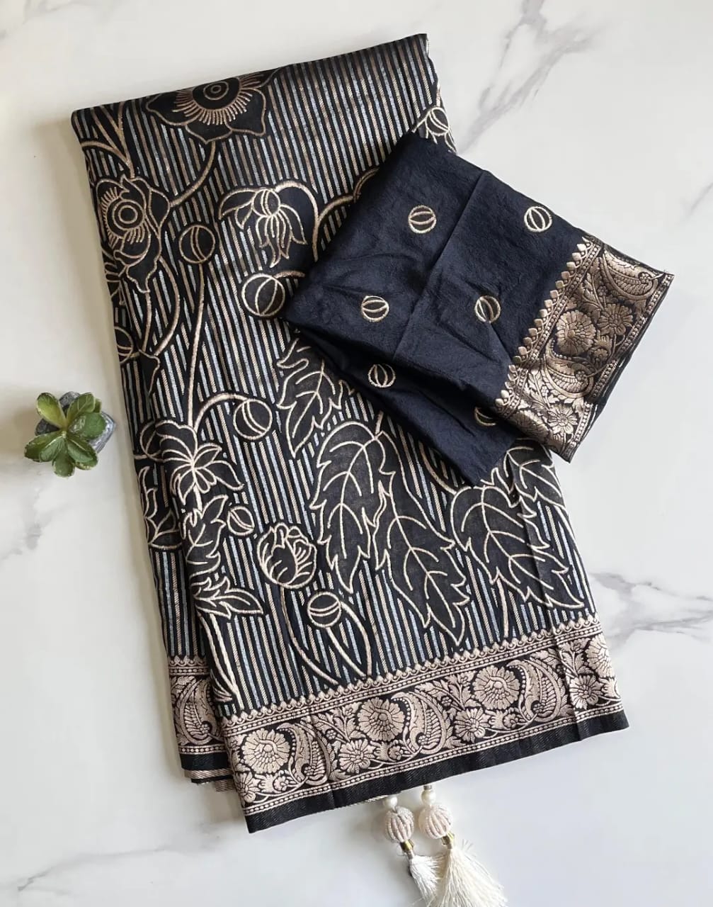Khadi Tissue Floral Jaal