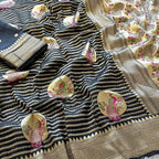 Khadi Peacock Meena Butta