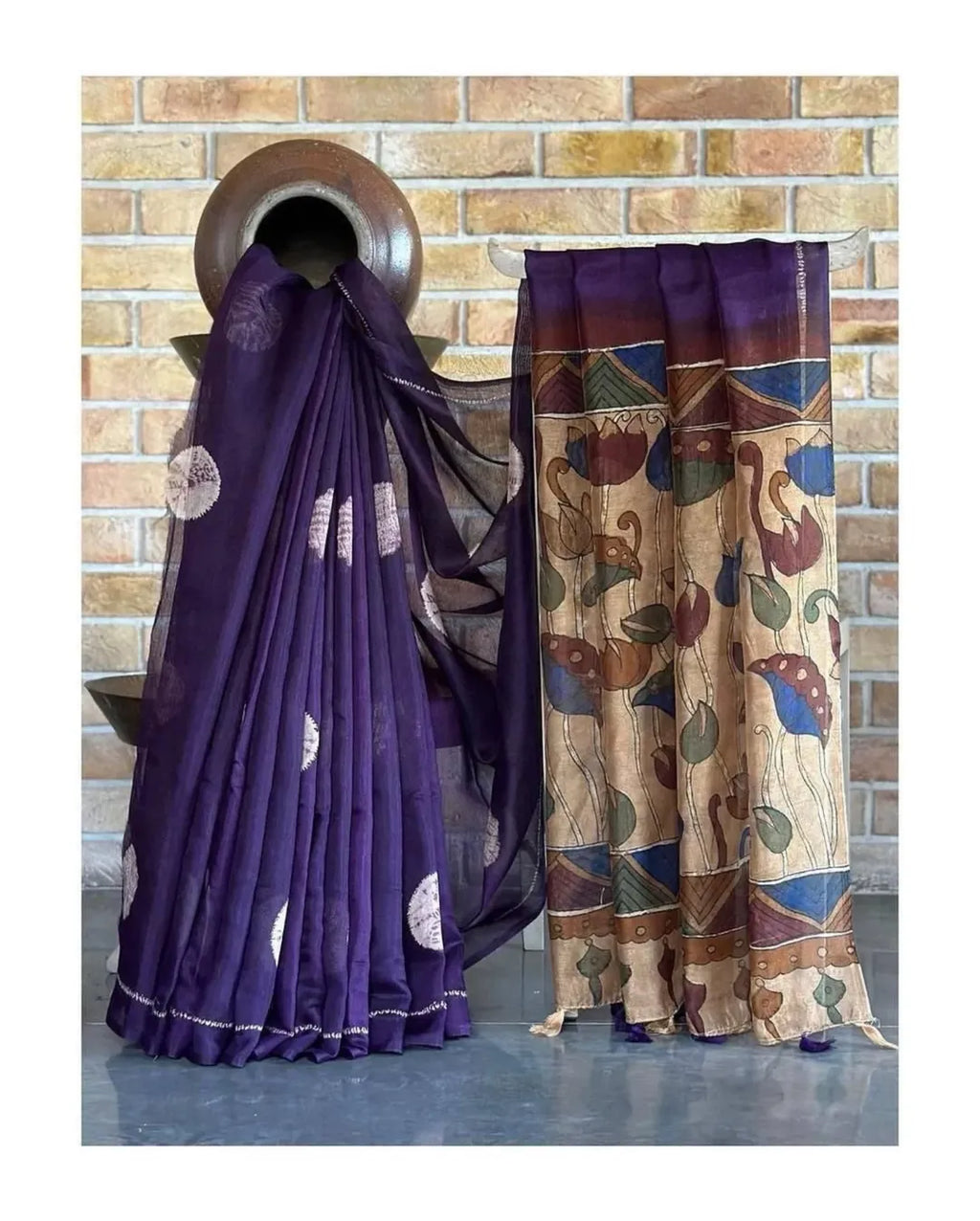Chanderi Linen Print