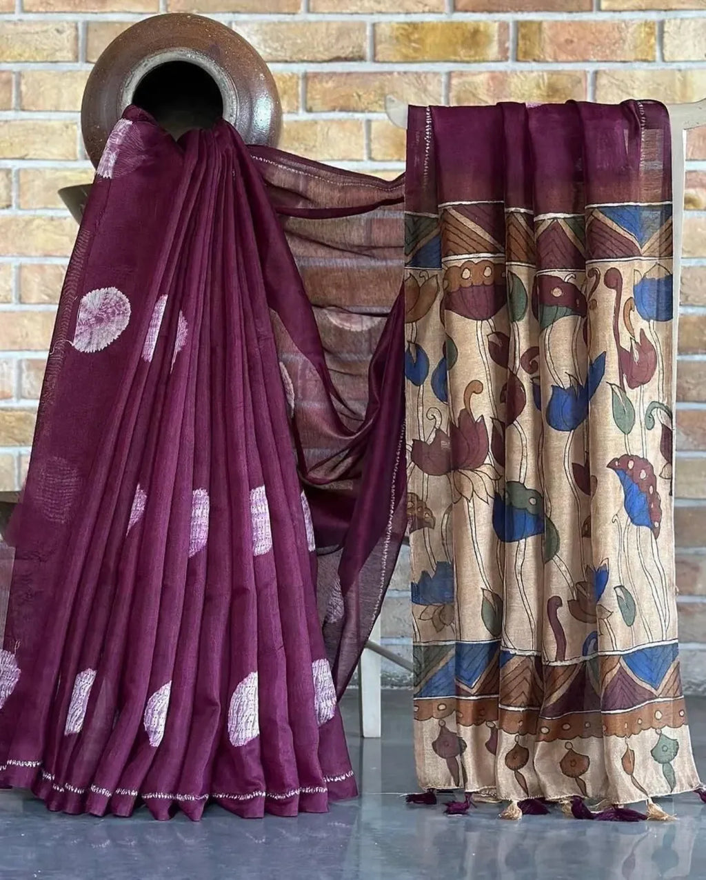 Chanderi Linen Print