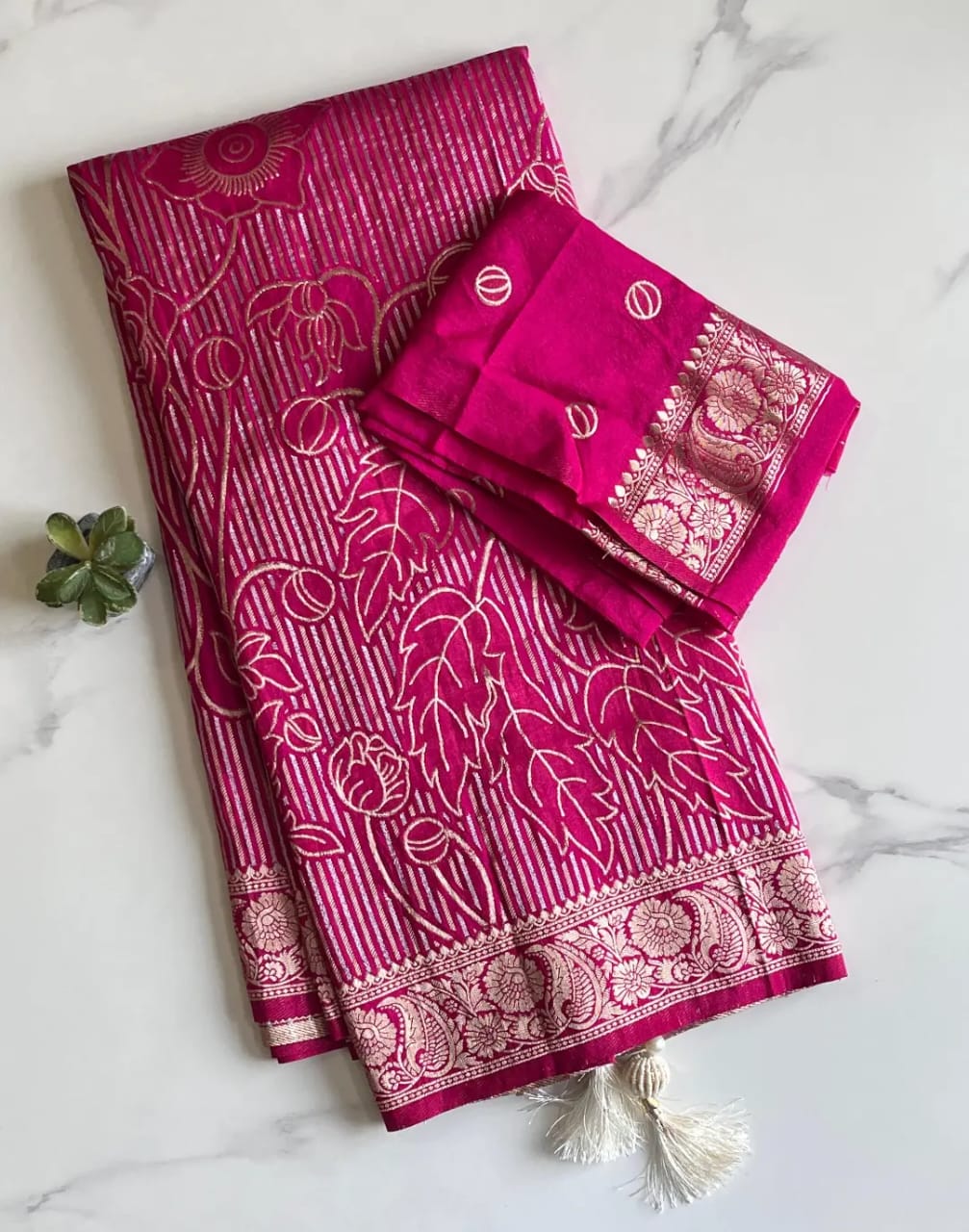Khadi Tissue Floral Jaal