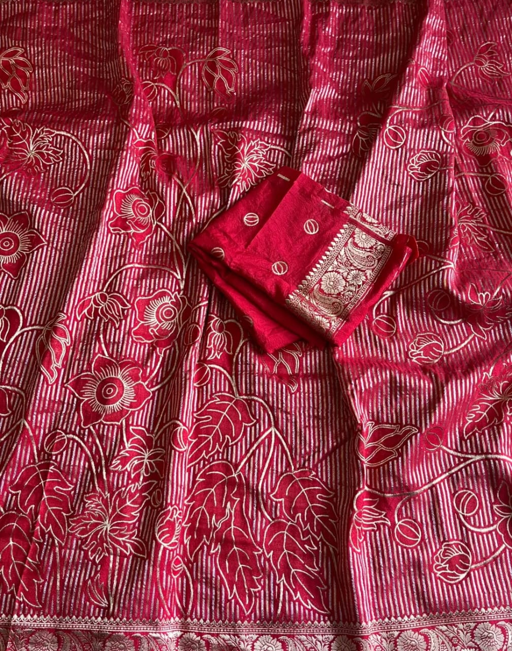 Khadi Tissue Floral Jaal