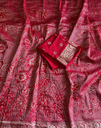 Khadi Tissue Floral Jaal