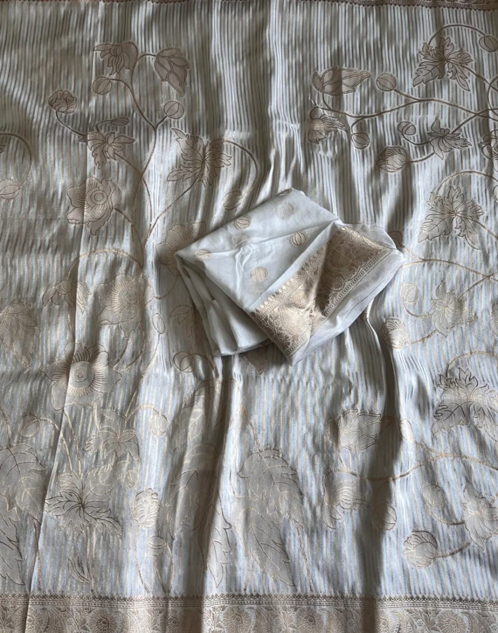 Khadi Tissue Floral Jaal
