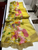Chanderi Floral Print