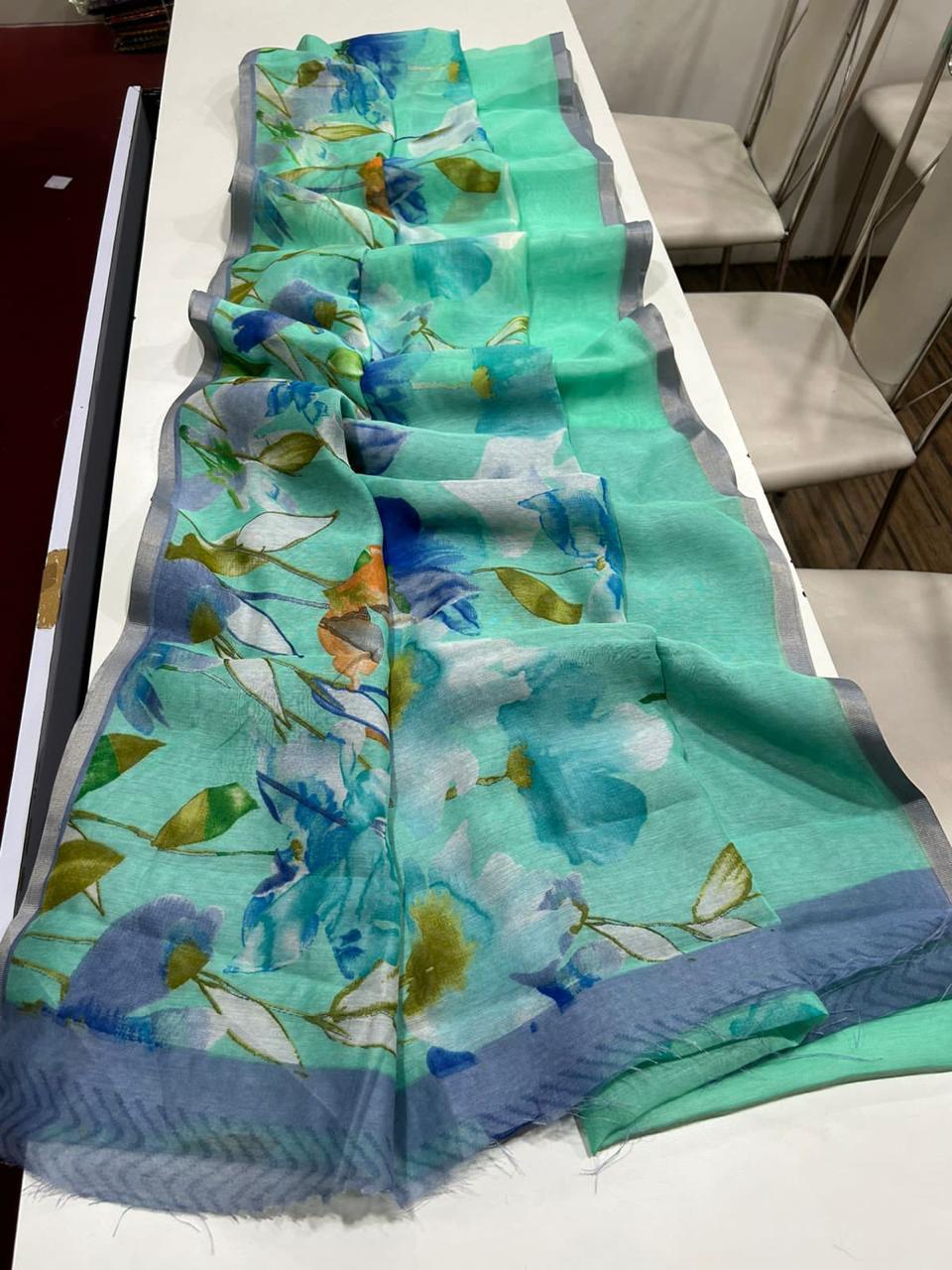 Chanderi Floral Print