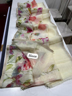 Chanderi Floral Print
