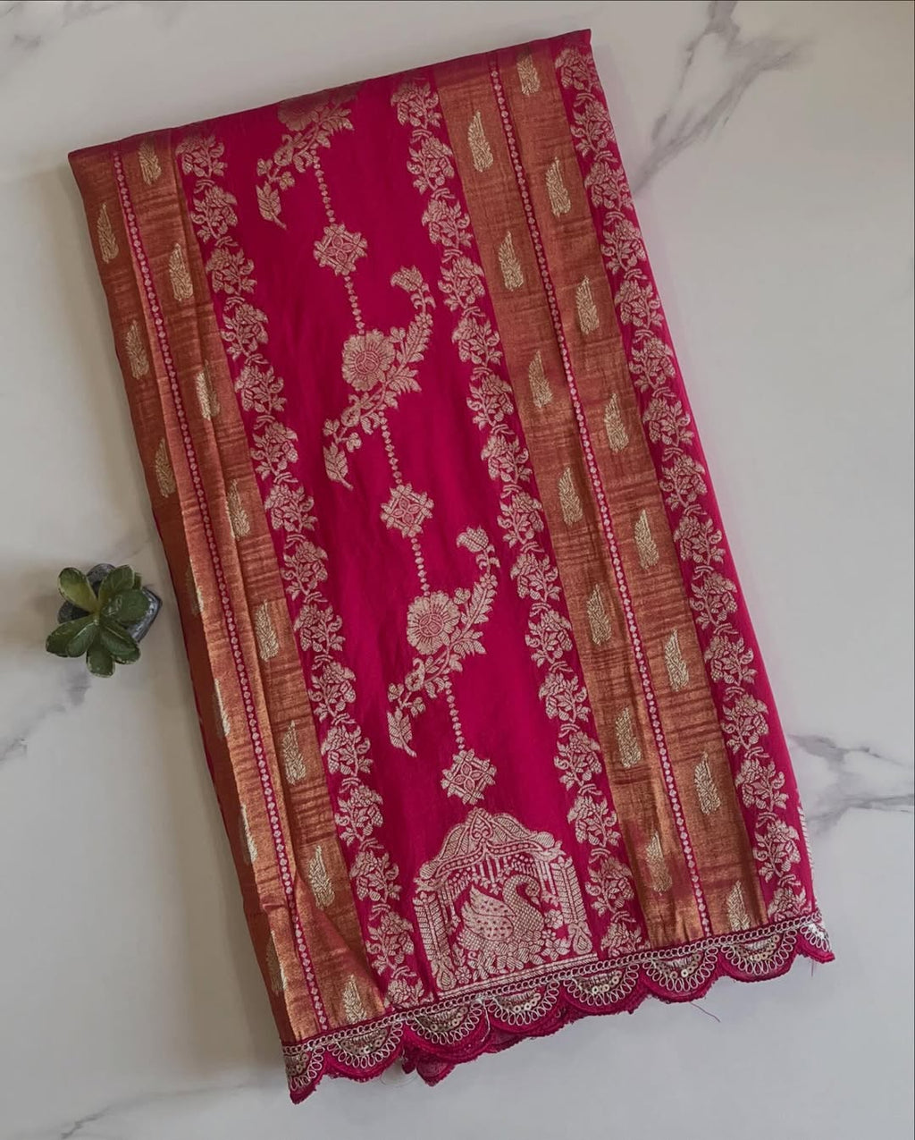 Khadi Tissue Work Border